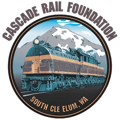 c586189494ec682158da606826a2402e (1) 1 Train with mountain background, Cascade Rail Foundation.